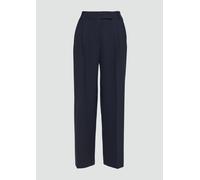 Hose aus Viskosemix mit Bundfalten 42 blau 2167226.5959.42