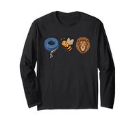 Hose Bee Lion Funny Pun Meme Langarmshirt