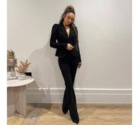 Hose & Blazer mit Puffärmeln, doppelten Knopfleisten