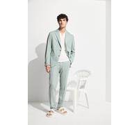 Anzughose CINQUE "CIBRAVO", Herren, Gr. 46, N + S Gr, hellgrün, Web, Obermaterial: 59% Viskose, 39% Polyester, 2% Elasthan, unifarben, schmal lang, Hosen Anzughose, in dezentem Muster, Slim Fit (30048