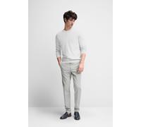 Chinohose CINQUE "CIWOOD_2", Herren, Gr. 94, L-Gr, grau (hellgrau), Web, Obermaterial: 97% Baumwolle, 3% Elasthan, regular fit lang, Hosen Chinohose, im italienischen Look (21141557-94)