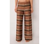 Hose Golden Chevron Braun M/L