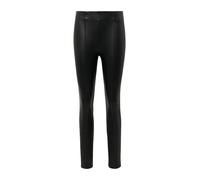 Leggings COMMA, Damen, Gr. 42, N-Gr, schwarz, Web, Obermaterial: 95% Polyester, 5% Elasthan, unifarben, casual, normal, Hosen, aus Lederimitat, Slim Fit (85494212-42) schwarz