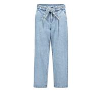 Ankle-Jeans CARTOON "Damen mit Stickerei", Damen, Gr. 36, Normalgrößen, light blau denim, Obermaterial: 100% Baumwolle, loose fit, Jeans (32992503-36) light blau denim