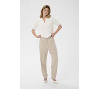 Marlene-Hose KAFFE "Hose KAmerle", Damen, Gr. 40, N-Gr, blau (feather gray), Obermaterial: 64% Polyester Pol. recyc.. 33% Viskose CV. 3% Elasthan EL., Hosen (47106608-40) feather gray