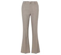Stoffhose CARTOON "Cartoon Damen Stoffhose mit Bügelfalte", Damen, Gr. 42, Normalgrößen, beige, rosé, Obermaterial: 65% Polyester, 32% Viskose, 3% Elasthan., klassisch, ausgestellt lang, Hosen (523008