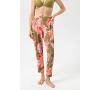 Hose knöchellang Serie Flower Whirl Golden Fern grün L