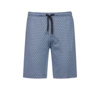 MEY Pyjamashorts ROUND GEO blau | XXL