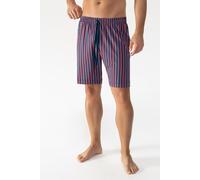 Mey Pyjamashorts Graphic Stripes Herren Interlock-Jersey 100% Baumwolle kniefrei True Rot Gr. XL