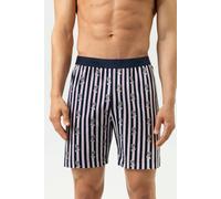 Mey Kurze Schlafhose yacht blue, Gemustert