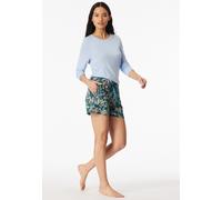 Schiesser Damen Schlafhose kurz Tropic Modal Grün Mix+Relax Größe 42