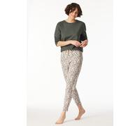 Hose lang Bündchen Blumen multicolor - Mix+Relax 44