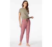 Hose lang Bündchen fuchsia gemustert - Mix+Relax 44