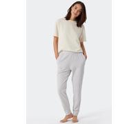 Hose lang Bündchen grau-meliert - Mix+Relax 46