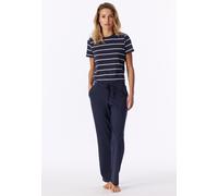 SCHIESSER - Hose lang deep blue - Gr. - 46