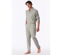 Hose lang Feinripp Jacquard bright taupe - Mix+Relax 48