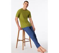 Hose lang Jersey Bündchen blaugrau gemustert - Mix+Relax 56