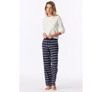 Hose lang Streifen dunkelblau - Mix+Relax 48