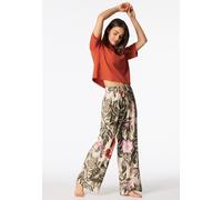 Schiesser Damen Schlafhose lang Viskose-Webware Blumen multicolor 3 Gr. 40