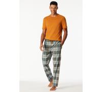 SCHIESSER Pyjamahose dunkelgrün | 48