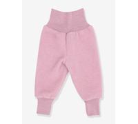 Engel - Baby Hose mit Nabelbund - Fleecehose, Gr. 62-68, rosa (RosenholzMelange)