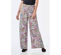 Schlupfhose GOLDNER "Kurzgröße Hose mit weitem Bein", Damen, Gr. 23, K-Gr, bunt (bunt, gemustert), Obermaterial: 100% Viskose CV., Hosen Schlupfhose (73118825-23) bunt, gemustert