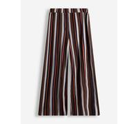 Hose - Plissee - braun XXL