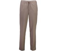Stoffhose LINDBERGH, Herren, Gr. M, N-Gr, braun (deep sand mel), Web, Obermaterial: 65% Polyester, 31% Viskose, 4% Elasthan, unifarben, casual, relaxed fit lang, Hosen, mit Kordelzug (11099547-M) deep