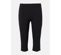 Caprileggings COMMA, Damen, Gr. 38, N-Gr, schwarz, Web, Obermaterial: 88% Polyamid, 12% Elasthan, unifarben, eng kniebedeckend, Hosen (50161022-38) schwarz