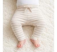 Hose Stripe Sand/White gr. 74 | Little Dutch