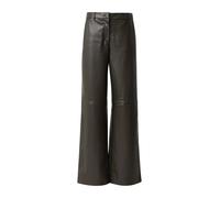 Comma Wide-Leg-Hose in Glattleder-Optik