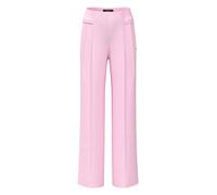 Marc Cain Wide Fit Stoffhose mit Bügelfalten in Pink, Größe 42