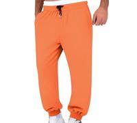 Hosen Herren Stretch,LäSsige Jogginghose FüR Herren Elastischer Bund Bequeme Jogginghose Weiche Atmungsaktive Hose FüR Den TäGlichen Gebrauch