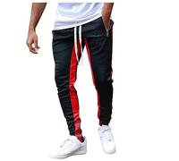 Hosen Herren Tommy Sportswear Personalisierte Geschenke Sport Hose Herren Puma Hose Herren Trousers Herren Sports and Hosen Herren Sportkleidung Männer(Rot,M)
