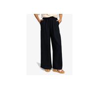 Roxy Relaxhose Lekeitio Break Mid – Damen, elastischer Bund, 55% Leinen/45% Viskose, XL, Anthrazit