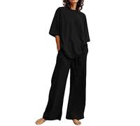 Hosenanzug Damen Elegant 2 Teiler Hochzeit Sportlich Business Sommer Outfits Streetwear Freizeitanzug Anzug Hausanzug Zweiteiler Tracksuit Loungewear sportbekleidung Damen Set
