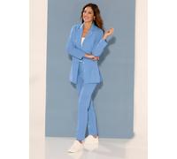 Hosenanzug, Damen, Gr. 42, Normalgrößen, blau (himmelblau), 100% Polyester, Anzüge Hosenanzug (90143821-42) himmelblau