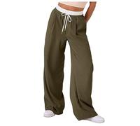 Hosenanzug Damen Salbeigrün Schlupfhosen Karierte Modern Breite Samthose Outfit Damenhose Lammnappa Locker Slacks Velourslederhose Schnürung PVC Guide Übergröße Übergrößen Basic Kleider Anzugshose