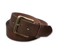 Mil-Tec Hosengürtel Leder 1-Dorn Braun 120