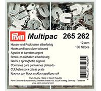 Hosenhaken und Stege ST silberf. 12mm