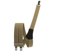 Hosenträger in 25 mm mit 3 Clipsen beige, 120 cm