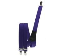 Hosenträger in 25 mm mit 3 Clipsen lila, 120 cm