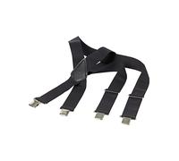 Jan Vanderstorm Hosenträger schwarz, Einfarbig