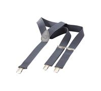 Jan Vanderstorm Hosenträger grau, Einfarbig