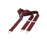 Jan Vanderstorm Hosenträger dunkelrot, Einfarbig
