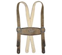 Hosenträger JCC "31023119", Herren, Gr. 48, beige (sand), Obermaterial: 100% Ziegenvelours. Schnalle aus Metall, Hosenträger (38080824-48) sand