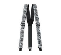 Maier Sports Zoozeal Suspenders Schwarz Mann Black / White Allover