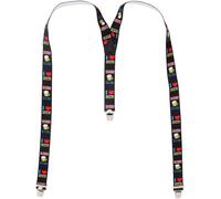 Hosenträger mit 3 Clipsen I love Bier!