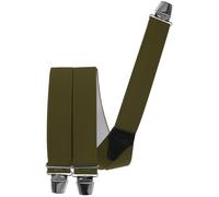 Hosenträger mit 3 extra starken Clips 140 cm Überlänge oliv