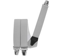 Hosenträger mit 3 extra starken Clips vielen uni Farben 2 Größen zur Wahl hellgrau, 120 cm